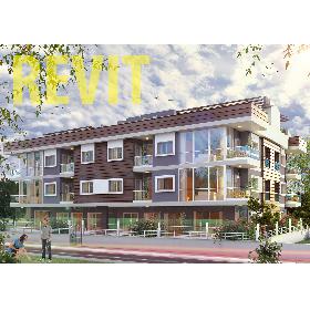 Apartment with 12 Condos REVIT 3D model